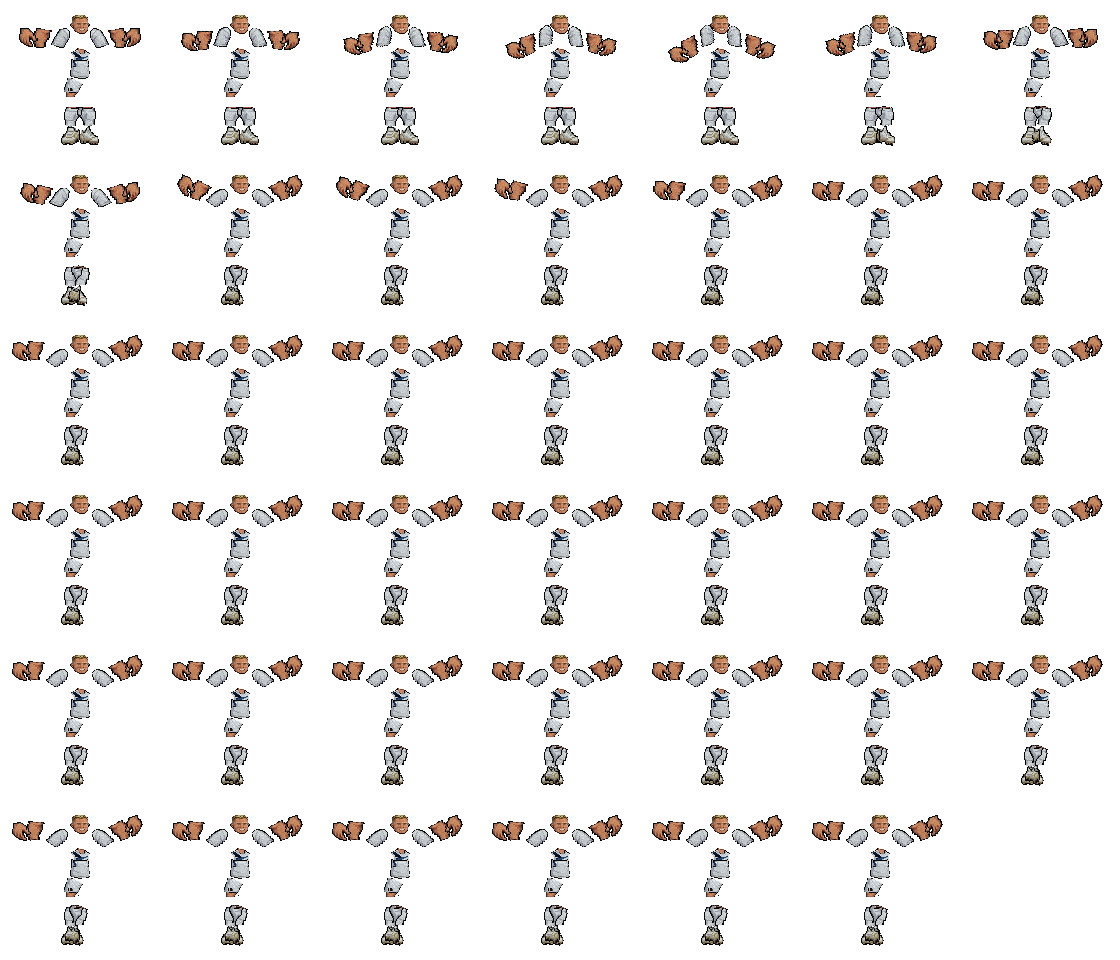 Exported sprite sheet